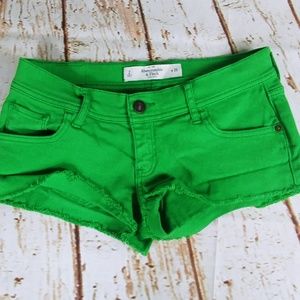 Abercrombie & Fitch Cutoff Jean Shorts